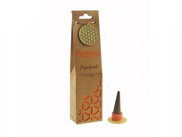 Incense - 6 x Jumbo Cones Patchouli Organic Goodness