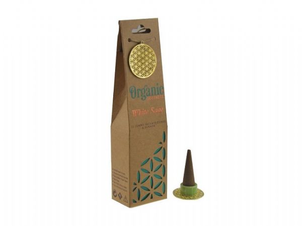 Incense - 6 x Jumbo Cones White Sage Organic Goodness