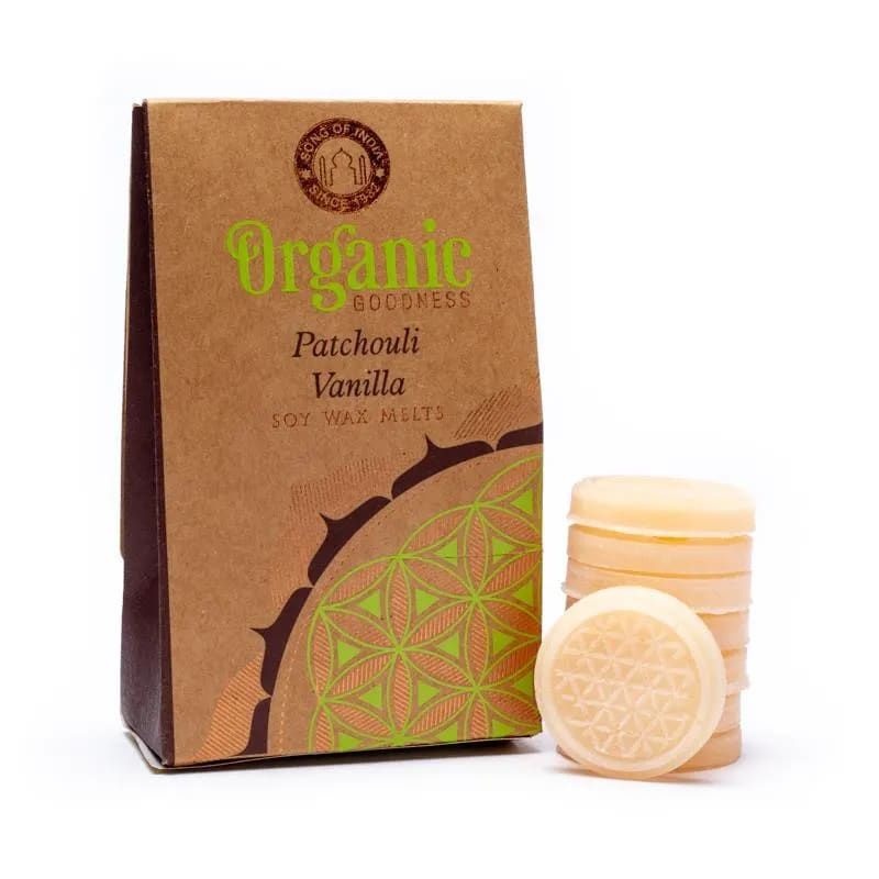 Aroma Oil - Set of 3 Wax Melt Patchouli Vanilla 40gm Organic Goodness