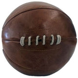 Netball Ball - Brown Leather - Collectible