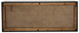 Rattan / Steel Wine Rack - Large