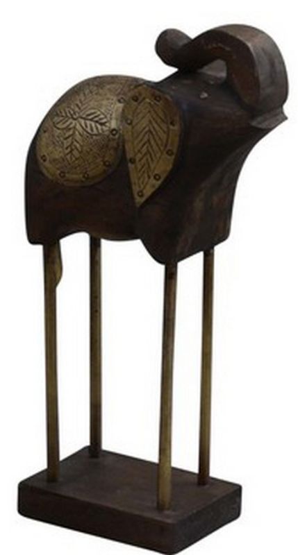 Ornament - Wooden Elephant (43cm)