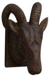 Rams Head Wall Sconce - 23cm