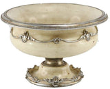 Ornament / Urn - Antiqued Cream (Ceramic)