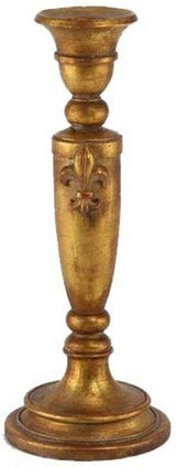 Candle Holder - Antiqued Gold - 27.7 x 11cm