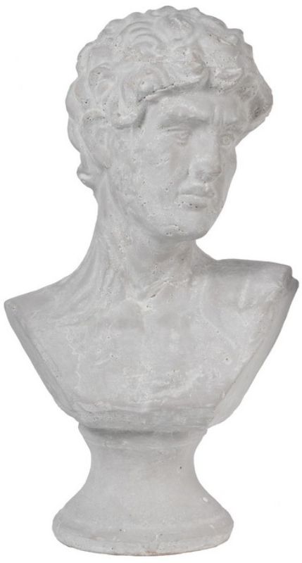 Ceramic Bust Male Head - Large