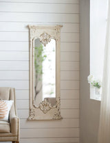 Wall Mirror  - Distressed White Mirror - 150cm