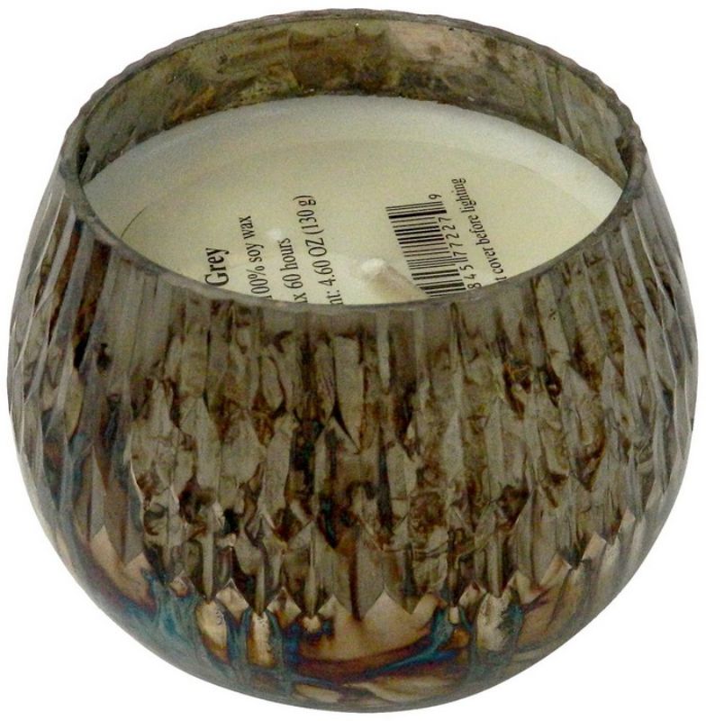 Scented Soy Wax Candle, Earl Grey - 7.62x7.62x6.35