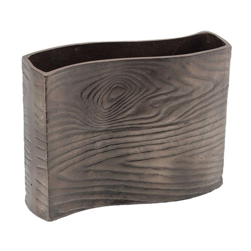 Alu Timber Wavy Rect Vase,Large
