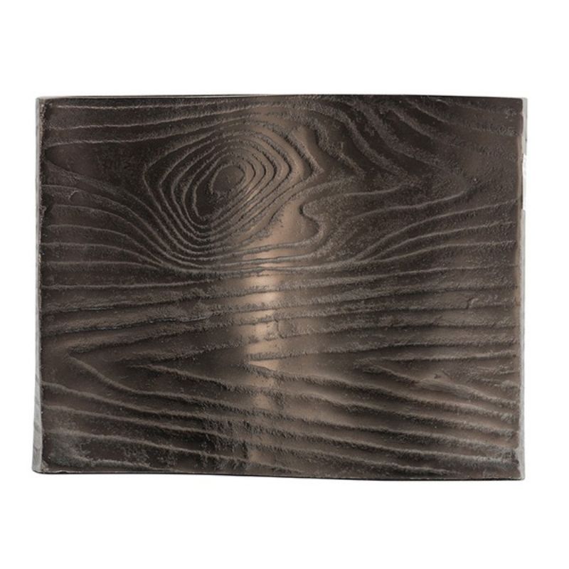 Alu Timber Wavy Rect Vase,Large