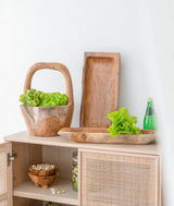Teak Rect Tray