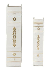 BOOK BOXES - WHITE (27cm)