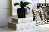 BOOK BOXES - WHITE (27cm)
