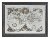 Wall Art - MIRRORED WORLD MAP (1m)