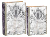BOOK BOXES (Set of 2)