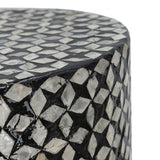 Accent Stool / Table - 45cm - Black