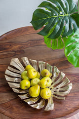 Gold Aluminium Leaf Bowl/Plaque