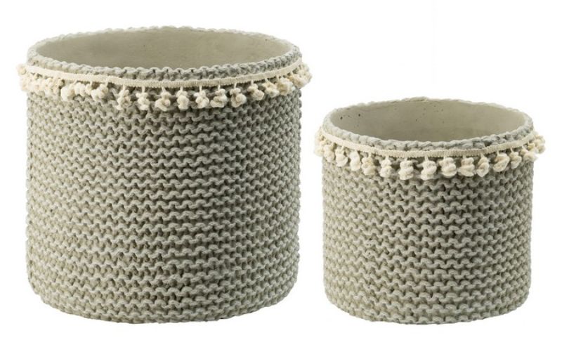 Planters Set of 2 - Sage Green