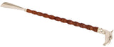 Shoe Horn Walnut Finish / Brass - 55cm
