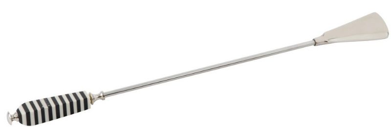 Shoe Horn With Resin Handle - Aluminium (60cm)