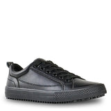 Lace Up Sneaker - Bata Raven Black (Size UK 9)