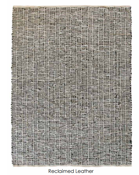 Rug - Reclaimed Leather - Flatweave