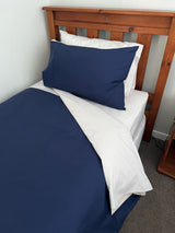 Reversible Duvet Set - Bedmates King (Navy/Silver)