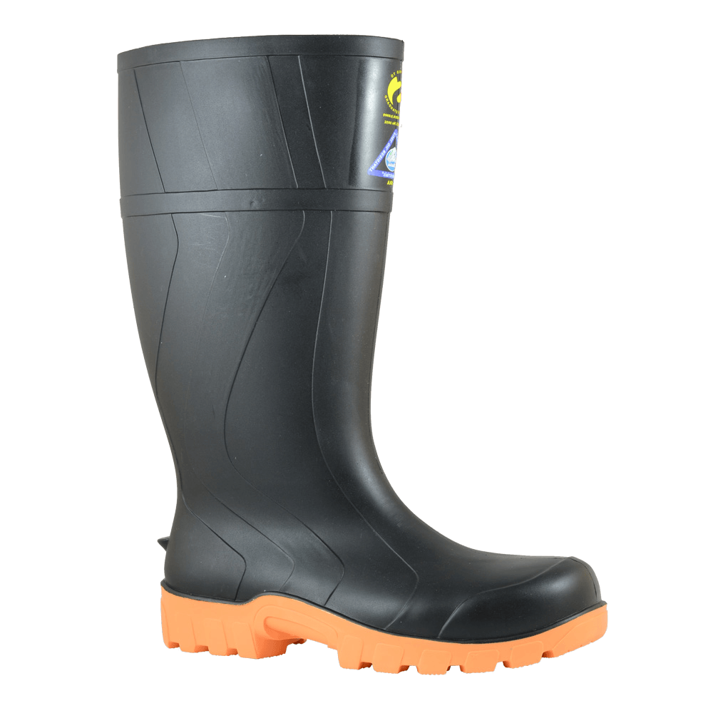 GumBoots - Bata Rigger Black PVC 300mm Safety Boot (Size: 11)