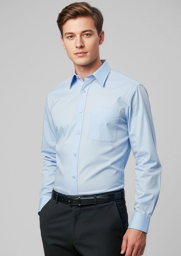 Base Mens Long Sleeve Shirt - Black
