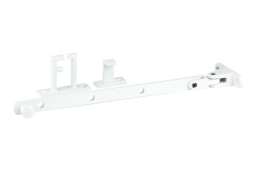 Short Casement Stay 240mm - Side Hung Window - White Powder Coated