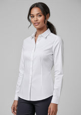 Dalton Womens Long Sleeve Shirt - White