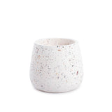 Scented Candle Terrazzo Vanilla White Medium