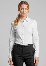 Regent Womens Long Sleeve Shirt - Blue