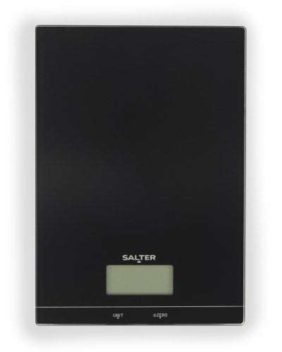 Glass Electronic Kitchen Scale - Salter Black SA00450BC