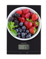 Glass Electronic Kitchen Scale - Salter Black SA00450BC
