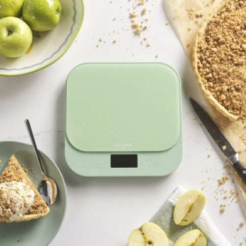 Electronic Kitchen Scale - Salter British Bakes Green SA00698G