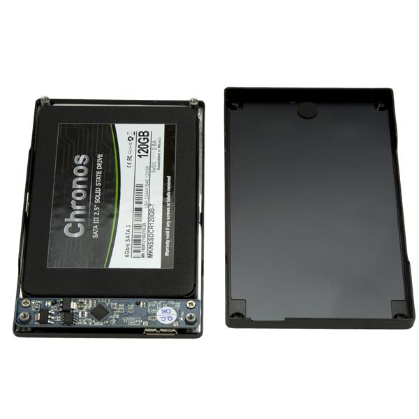 2.5-Inch USB 3.0 SSD SATA Hard Drive Enclosure for Fast Data Transfer & Backup Solutions