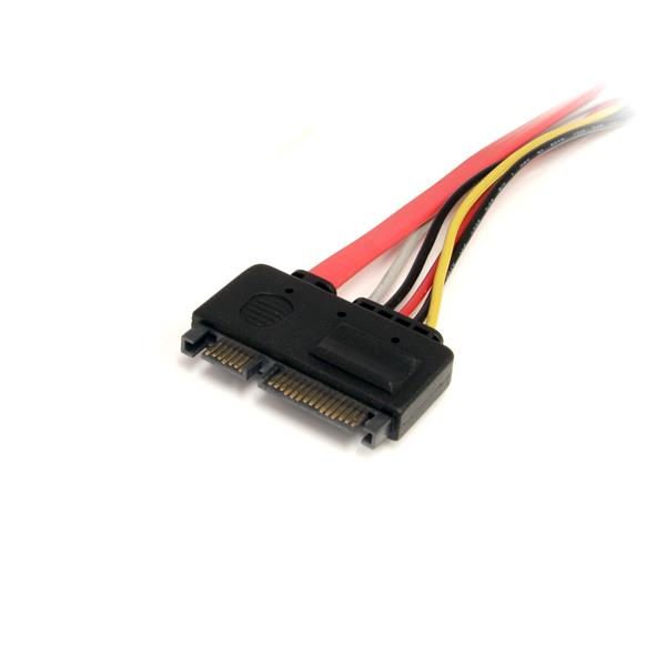 30cm 22-Pin SATA Power and Data Extension Cable - 12in High-Quality for Easy PC Installations