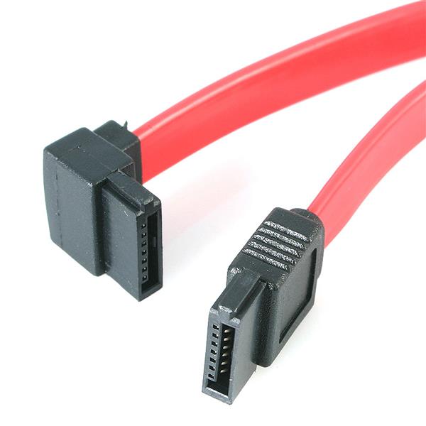 30cm left angle SATA cable for seamless 6Gbps data transfer in tight spaces, enhancing airflow and minimizing clutter.