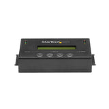 High-speed SATA drive duplicator and eraser for 2.5in/3.5in drives with USB 3.0, featuring multiple duplication and erase modes.