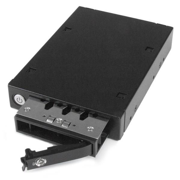 Mobile Rack Backplane for 2.5in SATA/SAS Drives - Hot Swap, Lockable Steel Tray, 6 Gbps