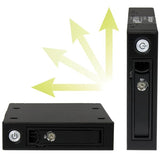 Mobile Rack Backplane for 2.5in SATA/SAS Drives - Hot Swap, Lockable Steel Tray, 6 Gbps