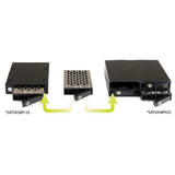 Mobile Rack Backplane for 2.5in SATA/SAS Drives - Hot Swap, Lockable Steel Tray, 6 Gbps