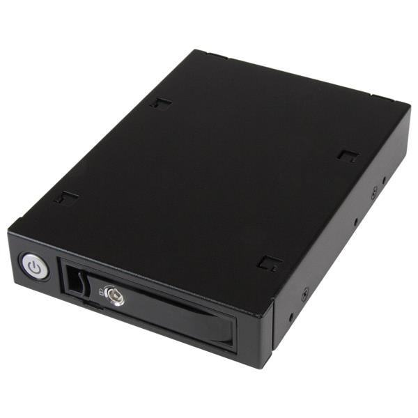 Mobile Rack Backplane for 2.5in SATA/SAS Drives - Hot Swap, Lockable Steel Tray, 6 Gbps