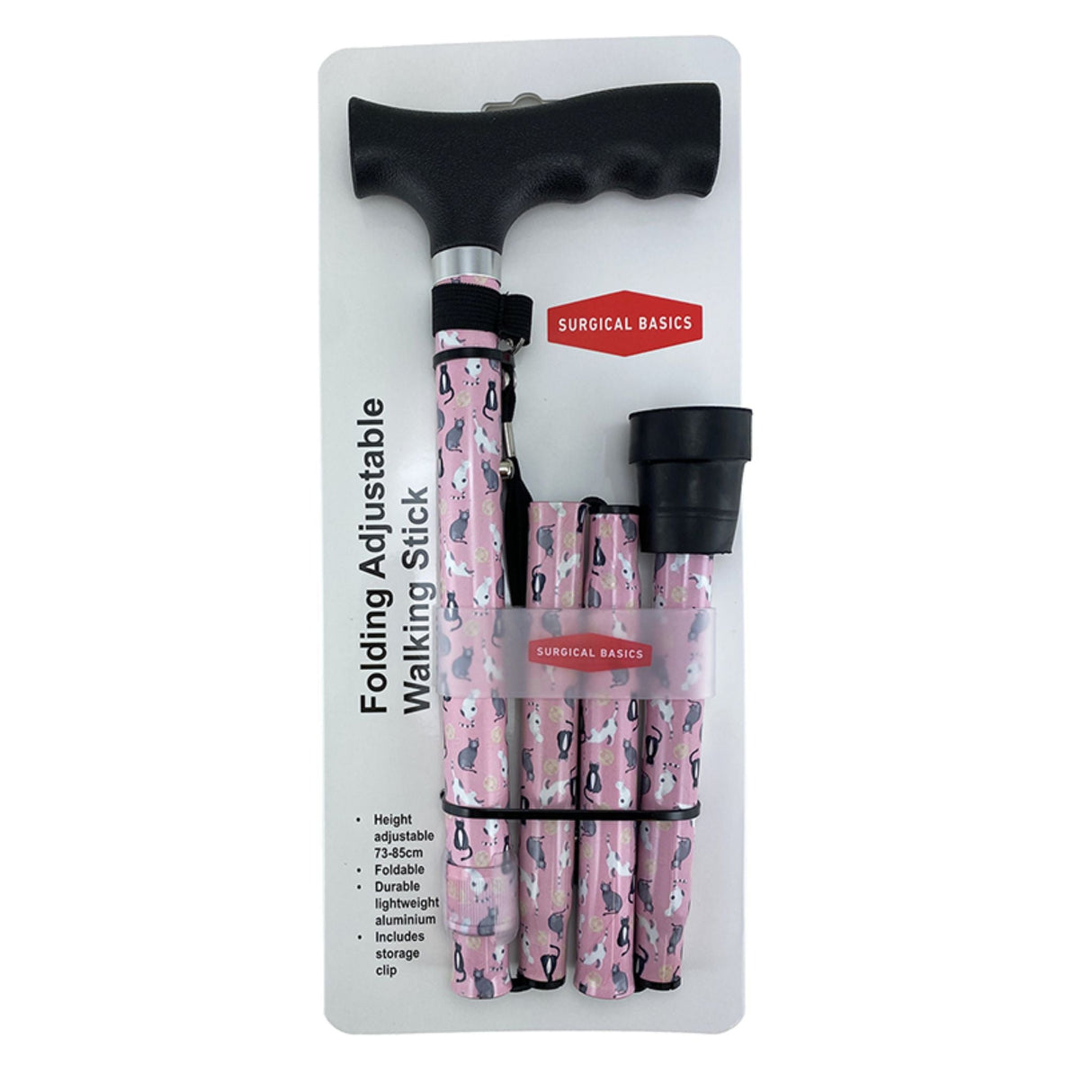 SB Foldable Walking Stick - Cats