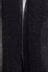 Soft Pleat Lurex - BLACK