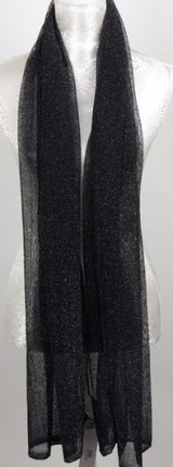Soft Pleat Lurex - BLACK