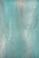 Fine 100% Silk Wrap - AQUA
