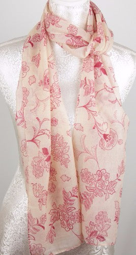 Botanical Design Scarf