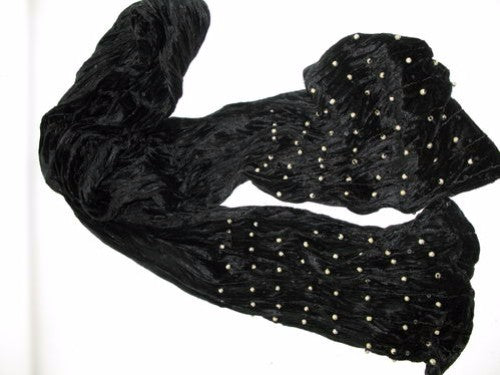 Black Velvet W Gold Ball